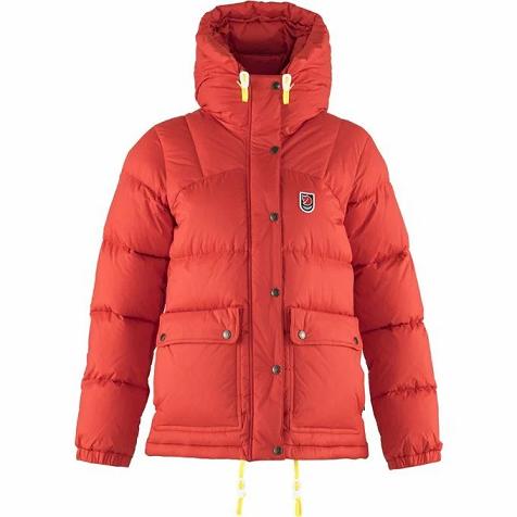 Fjallraven Women Expedition Down Jacket Red PH362237 Philippines